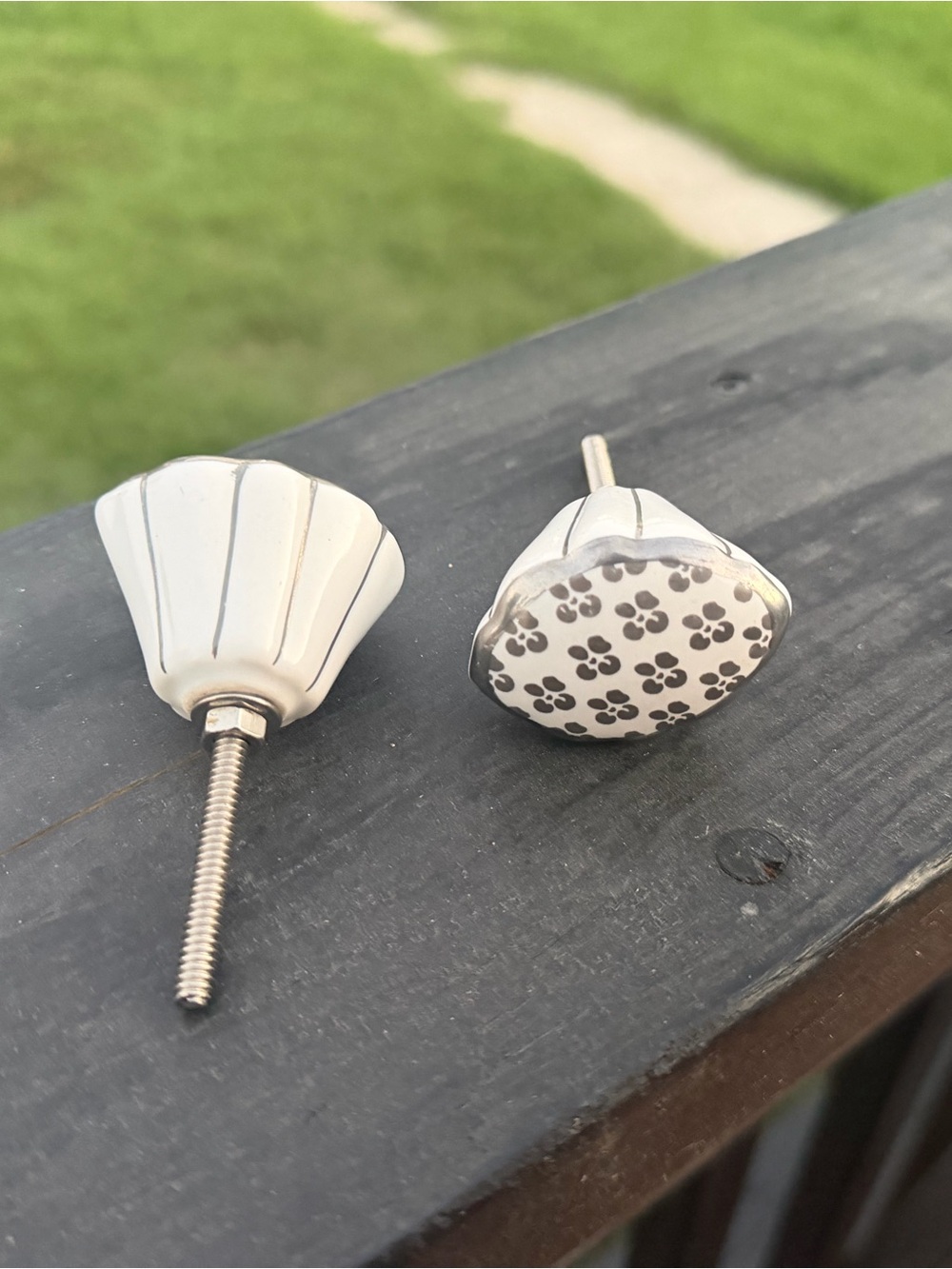 Charming Ceramic Drawer Knobs - 2 included!